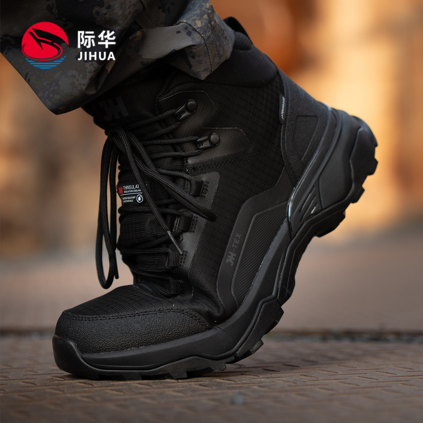 际华2026新款耐磨透气户外中帮鞋3M新雪丽棉防水运动徒步登山鞋男