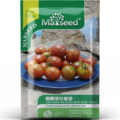 暗黑多花番茄种子种苗暗色宝石光泽矮生爆果高产鲜食盆栽蔬菜C074