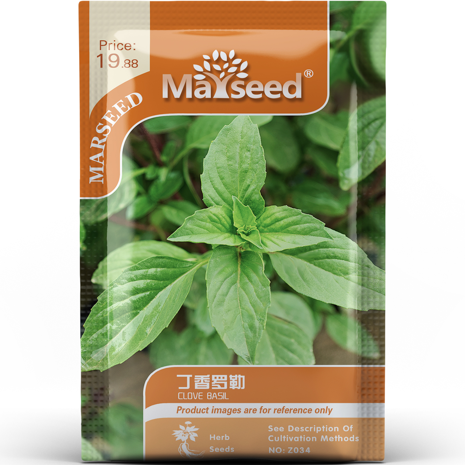 浓香型丁香罗勒净化调味叶片芬芳阳台盆栽四季可食用香草种子种苗