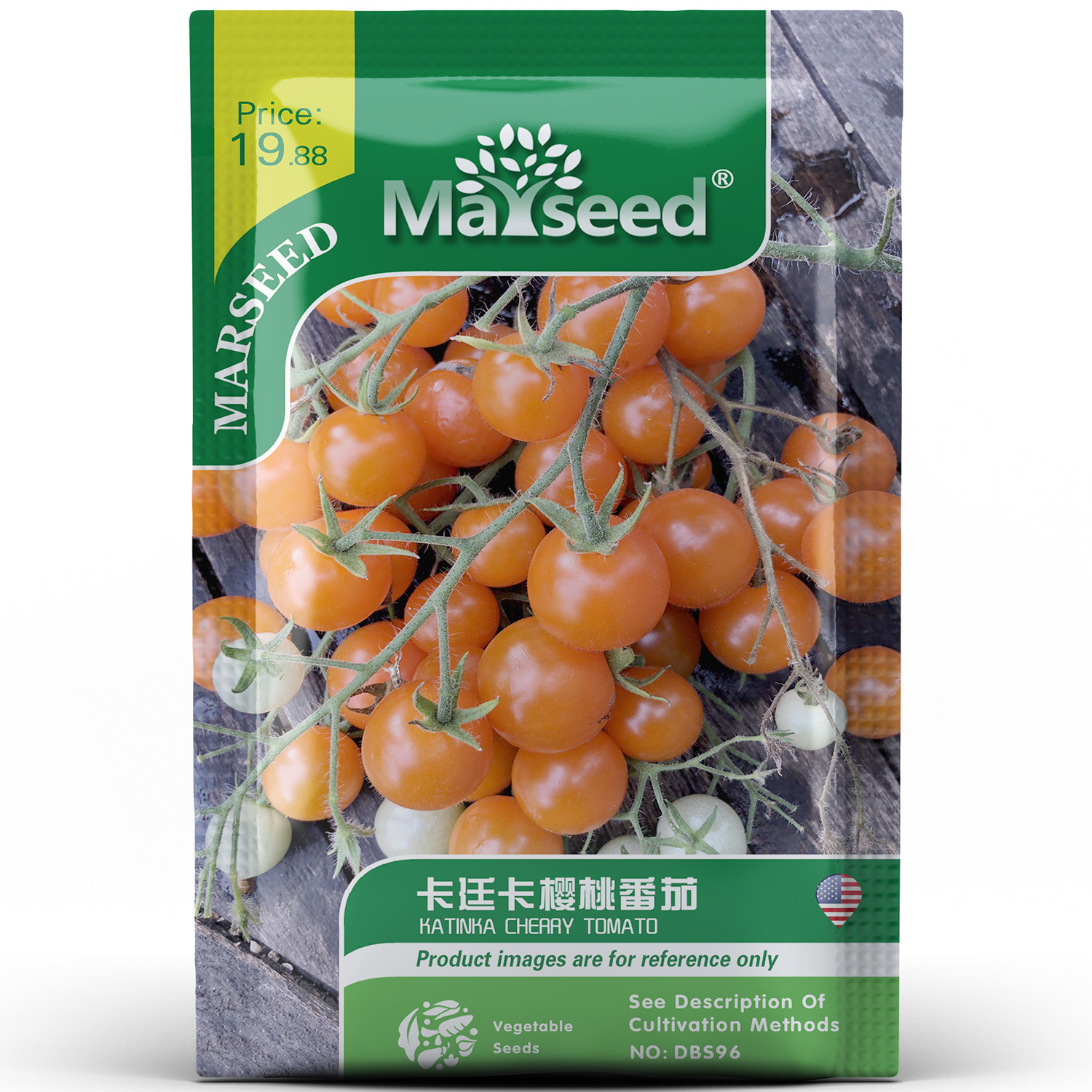 【新品推荐】美国进口卡廷卡樱桃番茄种子迷你可人产量丰富孑子籽