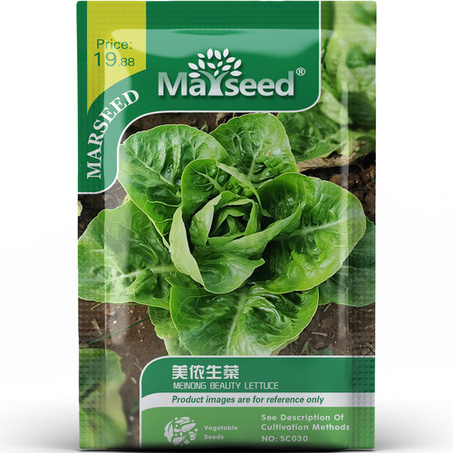 美侬生菜种子种苗翡翠光泽琉璃翠叶脆嫩无渣火锅鲜配沙拉蔬菜C181
