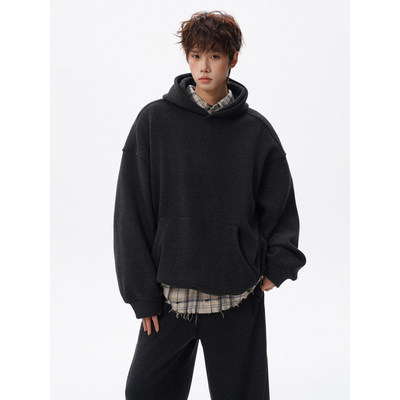 MPstudios原创男装GOODBAI白糖玫瑰亿万少年宽松休闲连帽卫衣套装