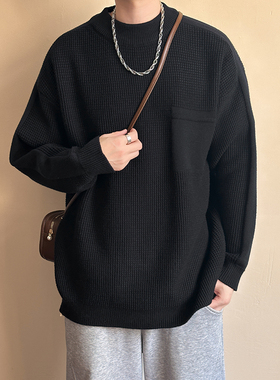 MPstudios原创男装毛衣宽松圆领卫衣禾子先生whichone阿茶与阿古