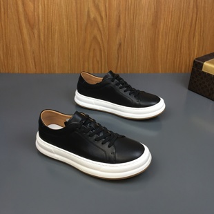 2025夏季新款真皮透气软底休闲鞋男头层牛皮一脚蹬轻便男士板鞋潮