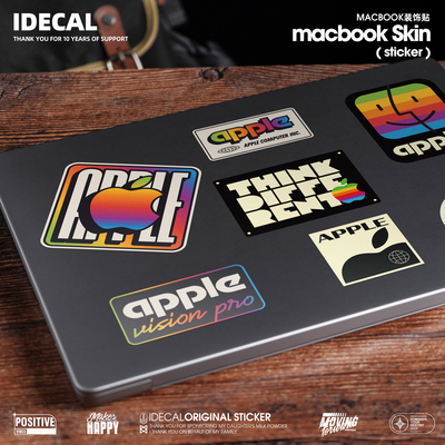 原色工场文艺大贴纸笔记本炫彩贴