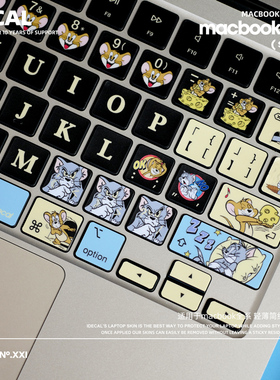 IDECAL笔记本贴纸适用于苹果23款MacBookpro13键盘贴创意Pro14Air13键盘贴苹果电脑16寸15寸键盘贴膜保护