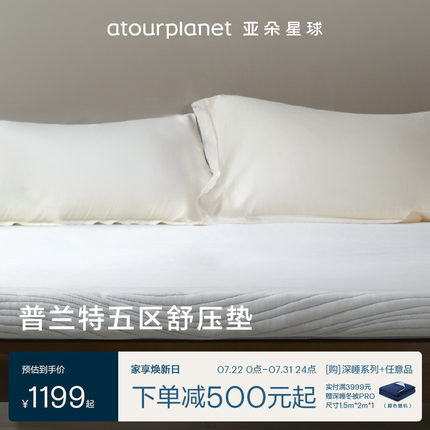 亚朵星球五区舒压垫可折叠护脊舒适薄垫床垫软垫子家用宿舍榻榻米