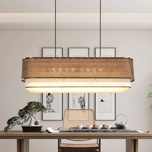 新中式宋代美学餐厅收银吧台灯日