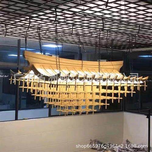 屋檐房子吊灯酒店售楼部前台展厅茶楼火锅店灯具酒店大堂适用
