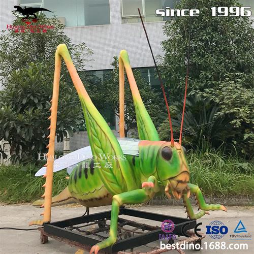 华龙龙工厂制作生产仿真昆虫动物电动机械蟋蟀.景区动物园引流