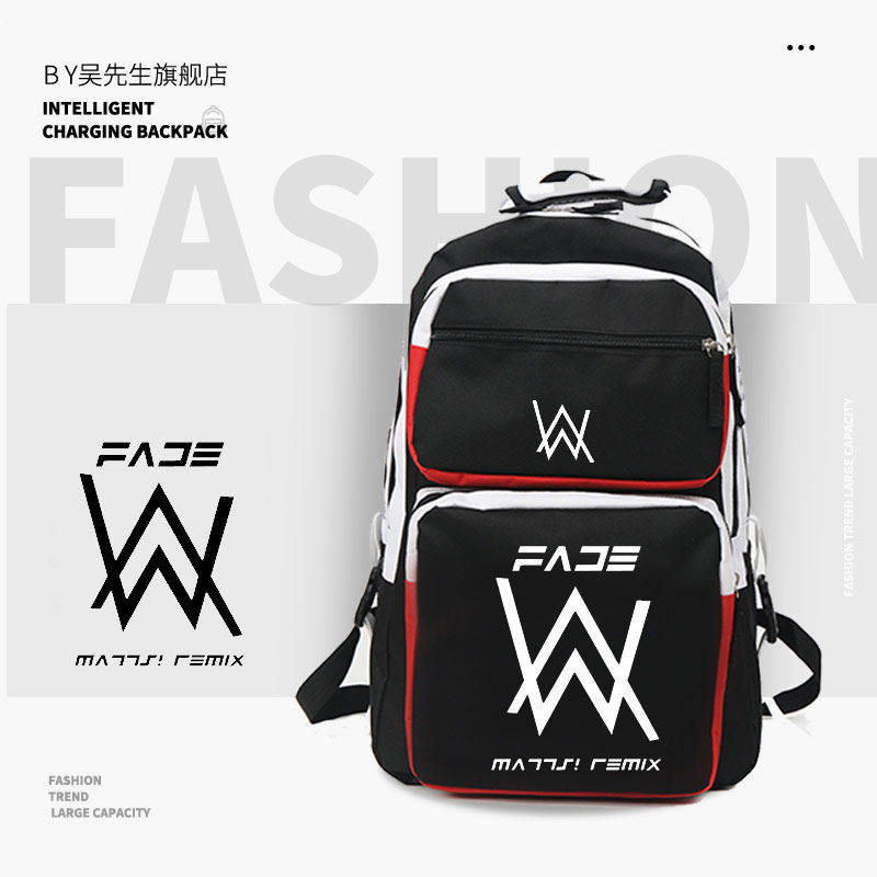 2026AlanWalker艾伦沃克Faded同款多层包周边双肩包学生书包旅行