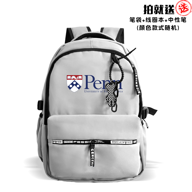 热销麻省理工哈佛大学斯坦福美国学校双肩揹包学生书包户外休闲