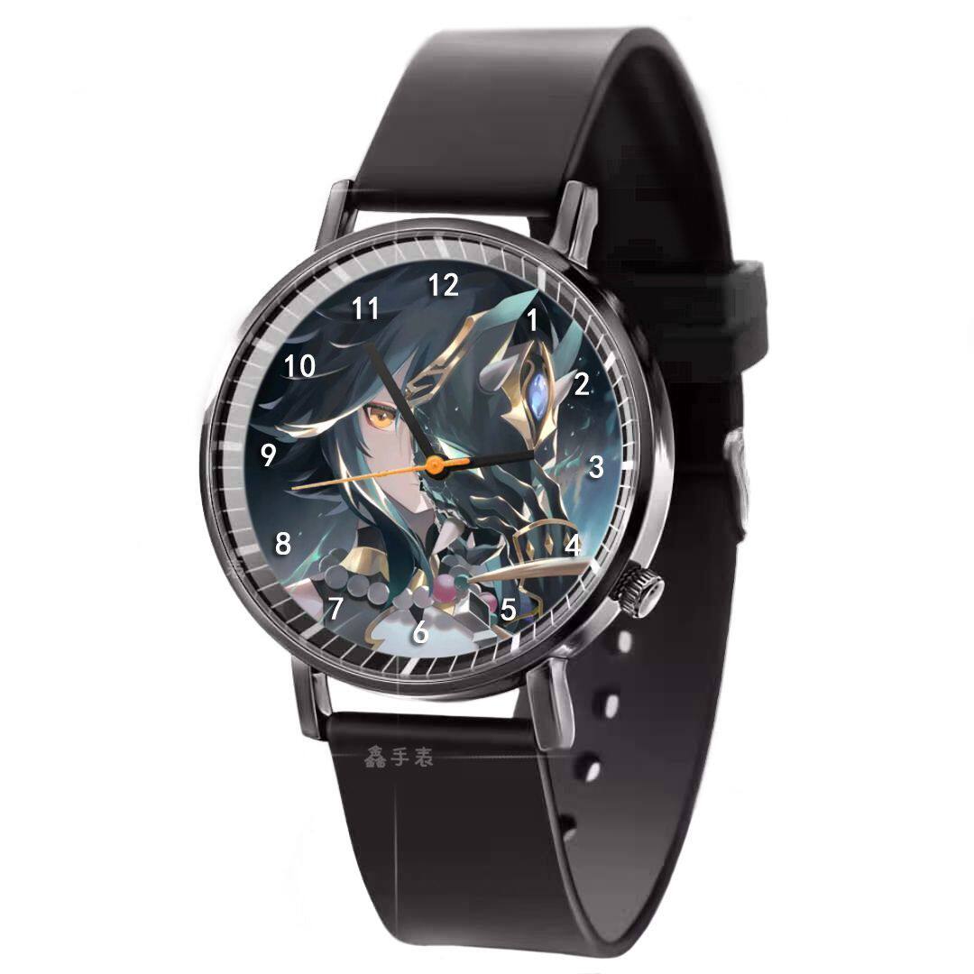 2024热销指针手表原神可照片定制表背可刻字款腕表创意生日礼物表