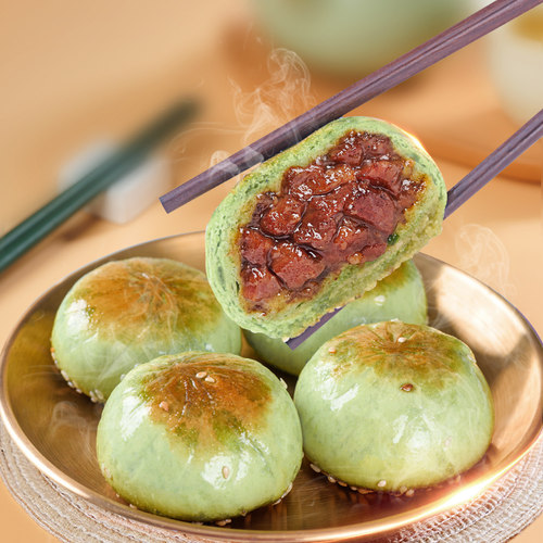 包道翡翠叉烧煎包360g/袋9个装
