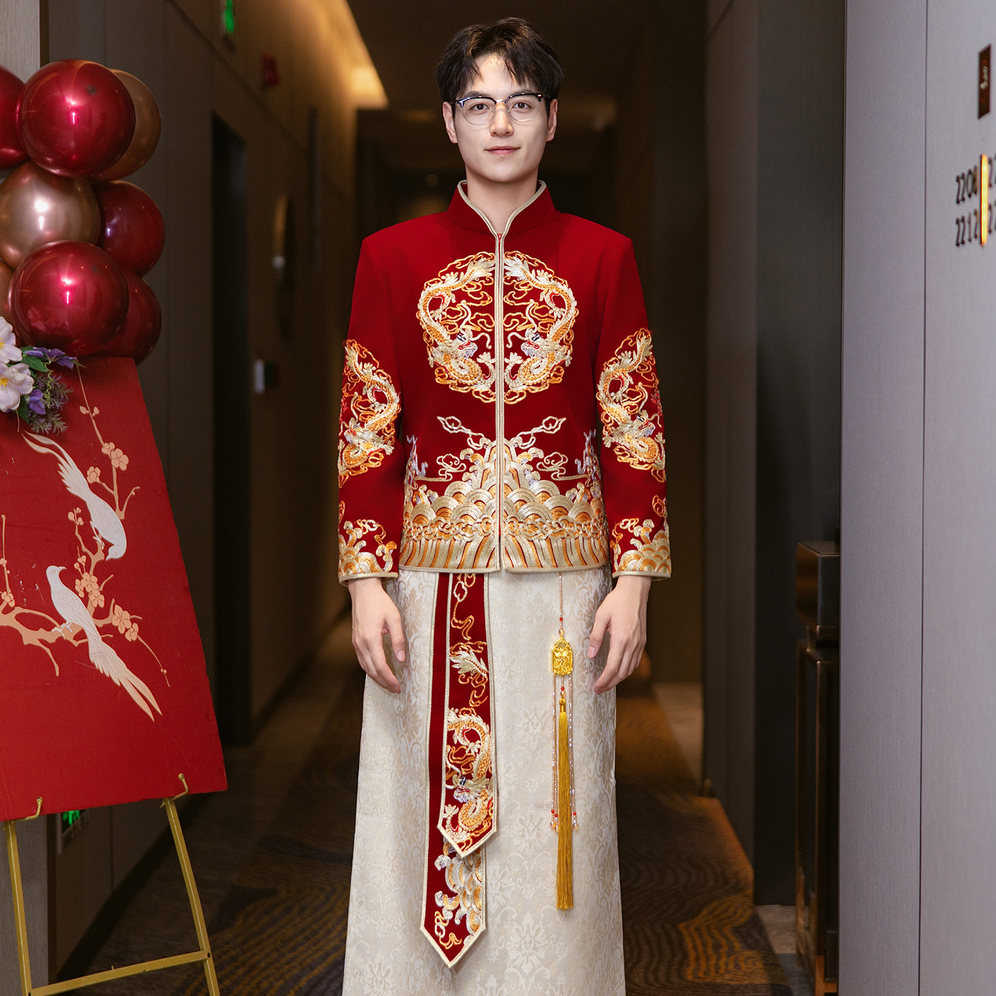 2026新款男士秀禾服新郎结婚秀禾服