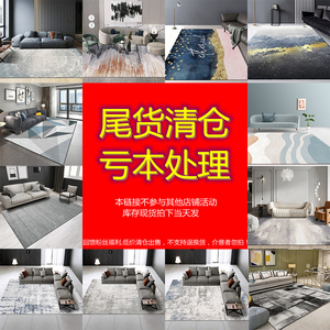 超大尺寸孤品客厅沙发茶几地毯