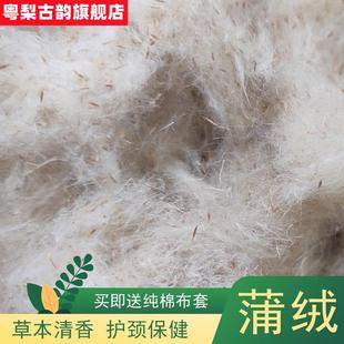 天然蒲绒枕头蒲絮水蜡烛芦花蒲草香蒲绒香蒲枕填充物枕芯送枕套