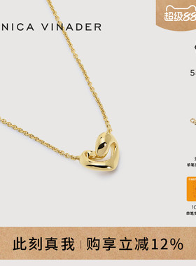 Monica Vinader莫妮卡小恒心项链爱心轻奢春日金色颈链细链礼物