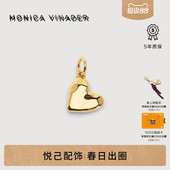 Monica Vinader莫妮卡熔岩之心吊坠设计小众项链轻奢心形生日礼物