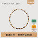 Monica Vinader莫妮卡焦糖虎眼石项链毛衣链新年礼物美拉德复古棕