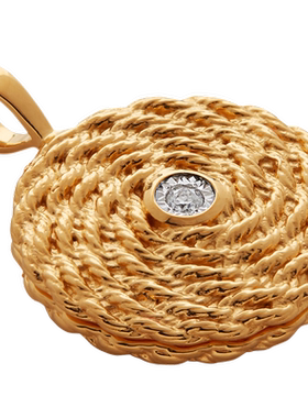 复古钻石吊坠MonicaVinader