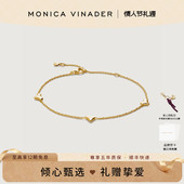 礼物爱心手饰 Vinader莫妮卡小心愿手链情侣款 情人节送礼 Monica