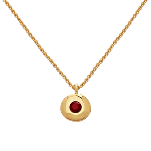 Monica Vinader莫妮卡项链本命年生辰石可刻字情侣礼物吊坠新年款