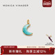 Monica Vinader莫妮卡吊坠新月宝石项链单坠小众时尚 女别致设计
