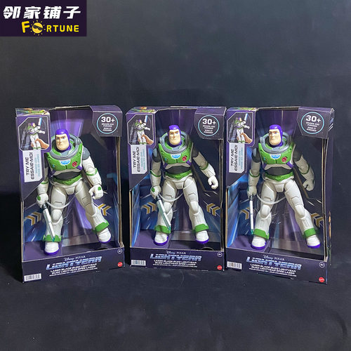 巴斯光年正传Lightyear 迪士尼玩具总动员巴斯手办胡迪发声可动手