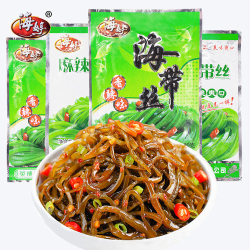 海婷海带丝开袋即食麻辣香辣