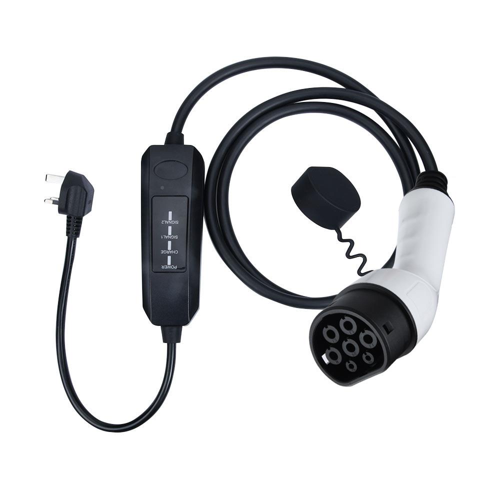 定制贴牌新能源欧标13A电动汽车充便电器T13英A规YPE2交流家用携