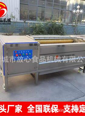 厂家直锈销土QIV豆地瓜红薯去皮清洗机钢不芋 头清洗机 毛辊清洗