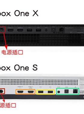 适用XboxOneX/天蝎座XboxOneSlim通用S版电源线8字国标1.8米