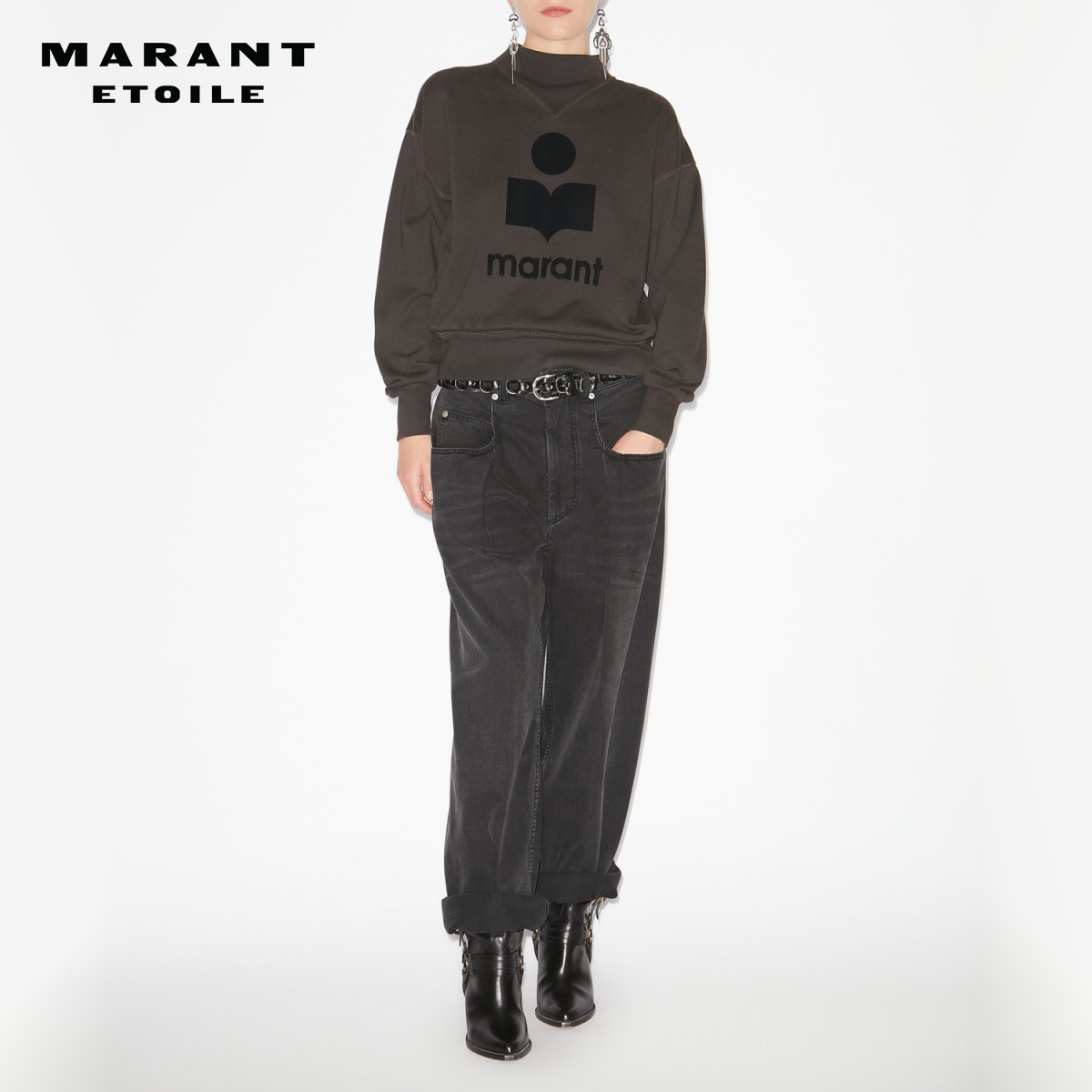 ISABELMARANT半高领卫衣