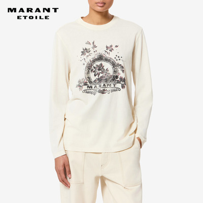 【26早秋新品】MARANT ETOILE MARTINE棉质平纹针织印花T恤