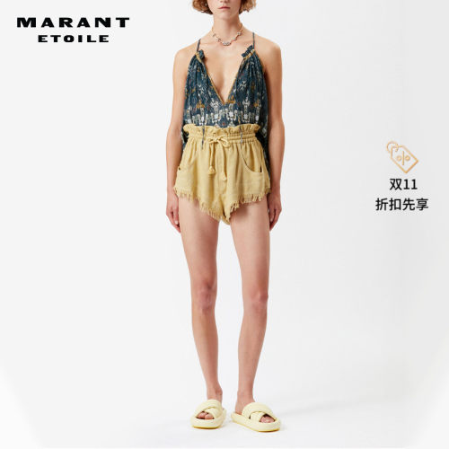 ISABELMARANT系带宽松短裤