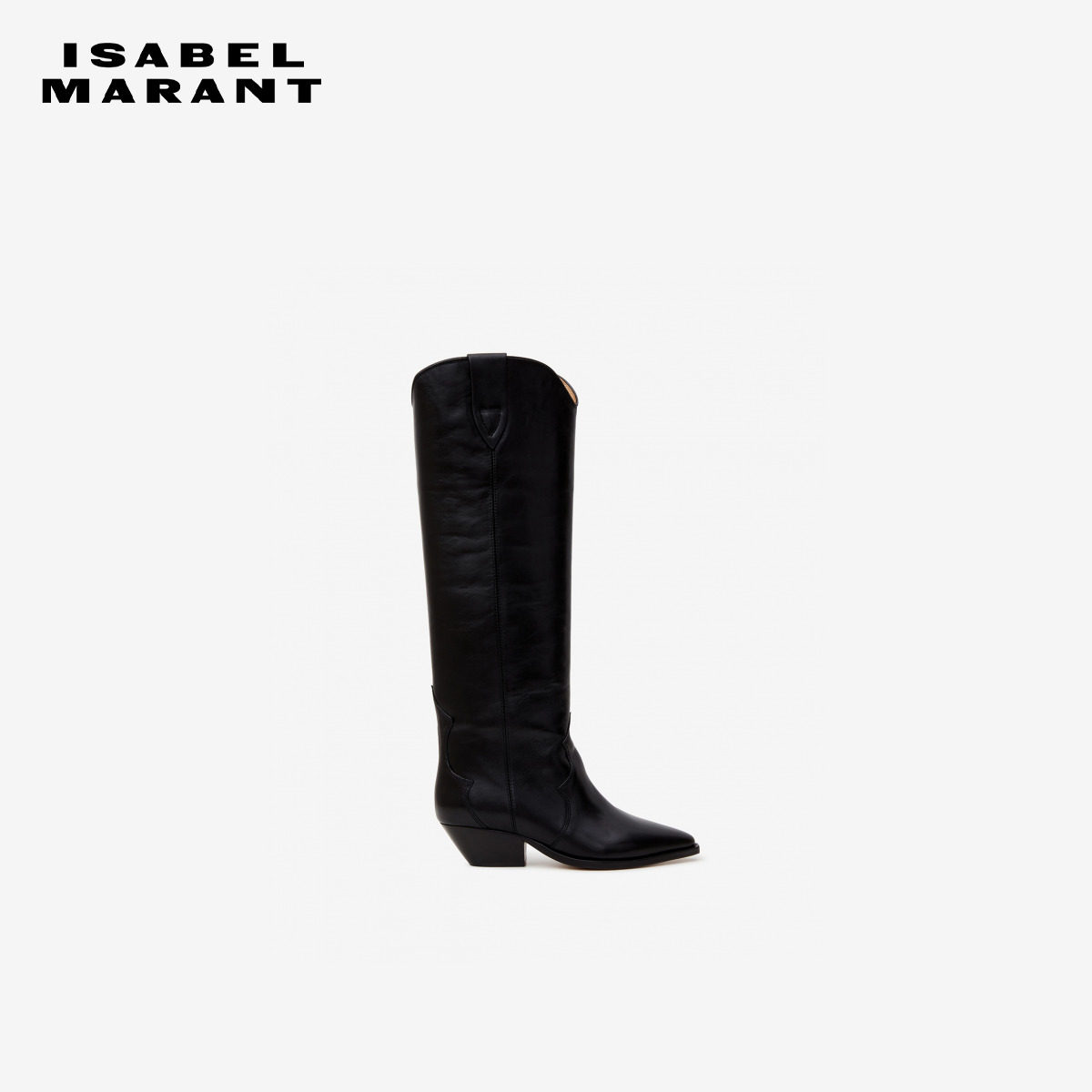 ISABEL MARANT经典系列DENVEE个性牛皮革及膝长靴女