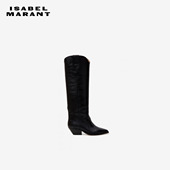牛皮革及膝长靴女 系列DENVEE个性 ISABEL MARANT经典