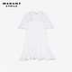 CELYANA浪漫法式 MARANT ETOILE2025早秋新款 褶皱连衣裙女