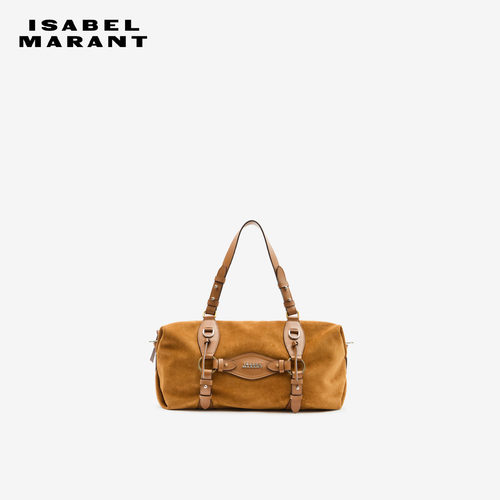 【26早秋新品】ISABEL MARANT TILPA绒面皮革皮带装饰托特手提包