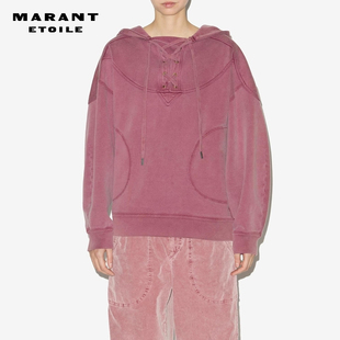 MARANT 女 ETOILE2025早秋新款 IVAYA棉质连帽运动衫