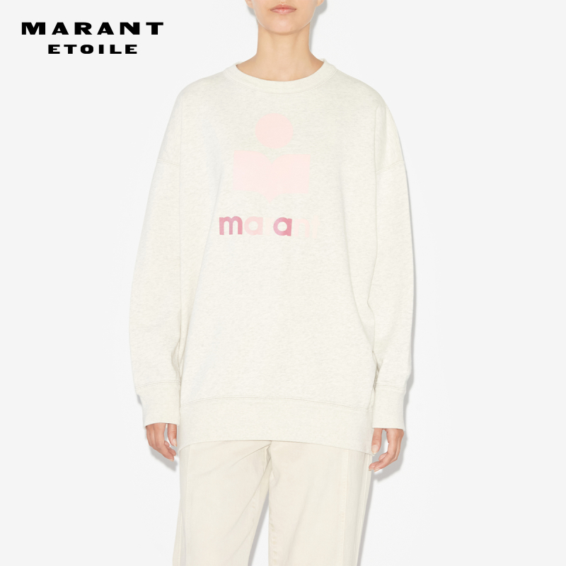 【酷飒粉系列】MARANT ETOILE MINDY休闲圆领卫衣女