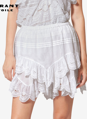 MARANT ETOILE2026早春新款JOCADIA 棉质花卉蕾丝短裤