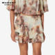 MARANT 荷叶边印花棉质短裤 ETOILE2026早春新款 JOCADIA