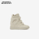 女 2025秋冬IM3高帮内增高坡跟魔术贴休闲鞋 ISABEL MARANT