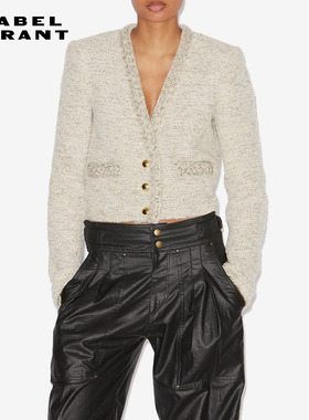 ISABEL MARANT2025 GWENDOLINE小香风优雅短款垫肩外套女