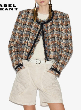ISABEL MARANT KERRY小香风复古格纹外套女