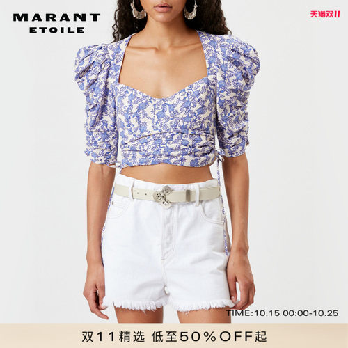 ISABELMARANT早春法式圆领上衣