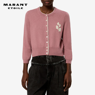 【26早秋新品】MARANT ETOILE LONA棉羊毛混纺徽标针织开衫