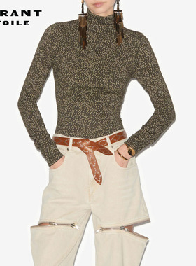 MARANT ETOILE LOU法式修身堆堆领针织套头衫女